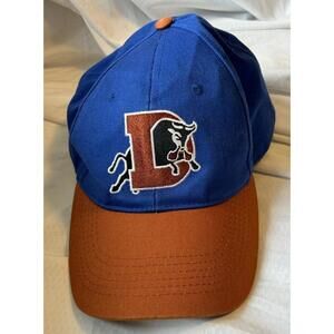 Vintage Durham Bulls MiLB Blue Orange Baseball Hat Adjustable Hat Cap
